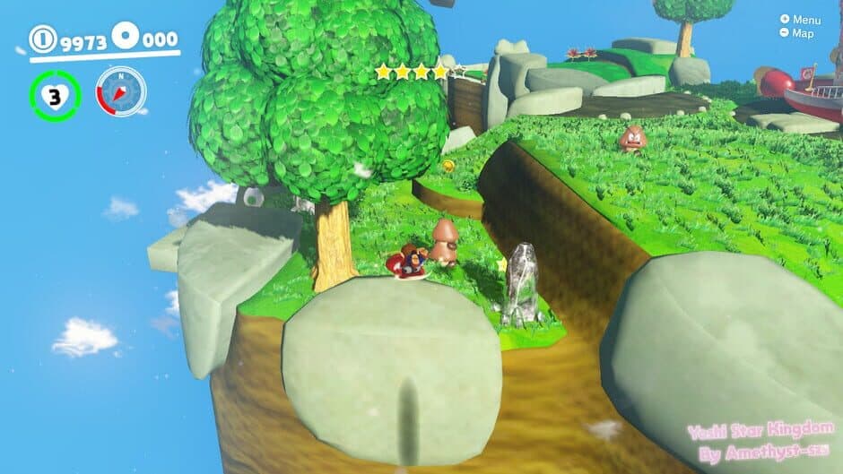 Скриншот 3 из Super Mario Odyssey: Yoshi Star Kingdom