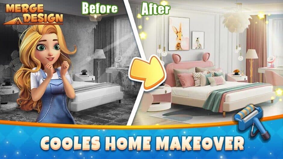 Скриншот 1 из Merge Design: Mansion Makeover