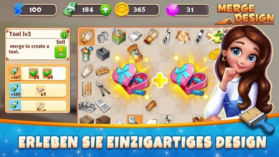 Скриншот 2 из Merge Design: Mansion Makeover