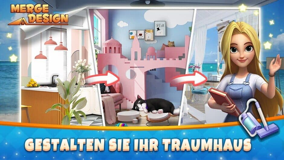 Скриншот 5 из Merge Design: Mansion Makeover
