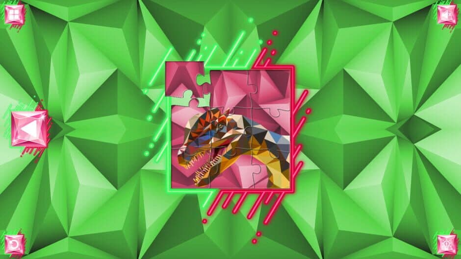 Скриншот 2 из Poly Jigsaw: Dinosaurs