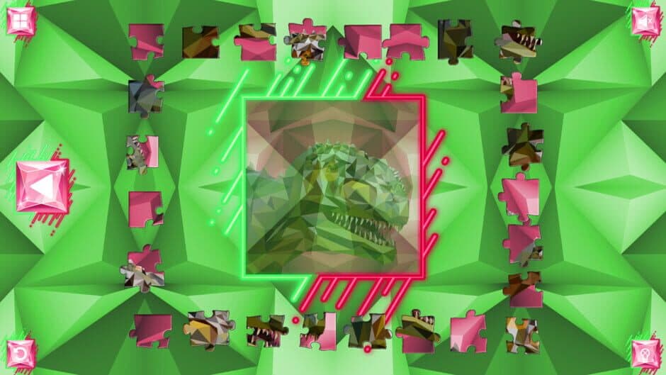 Скриншот 3 из Poly Jigsaw: Dinosaurs