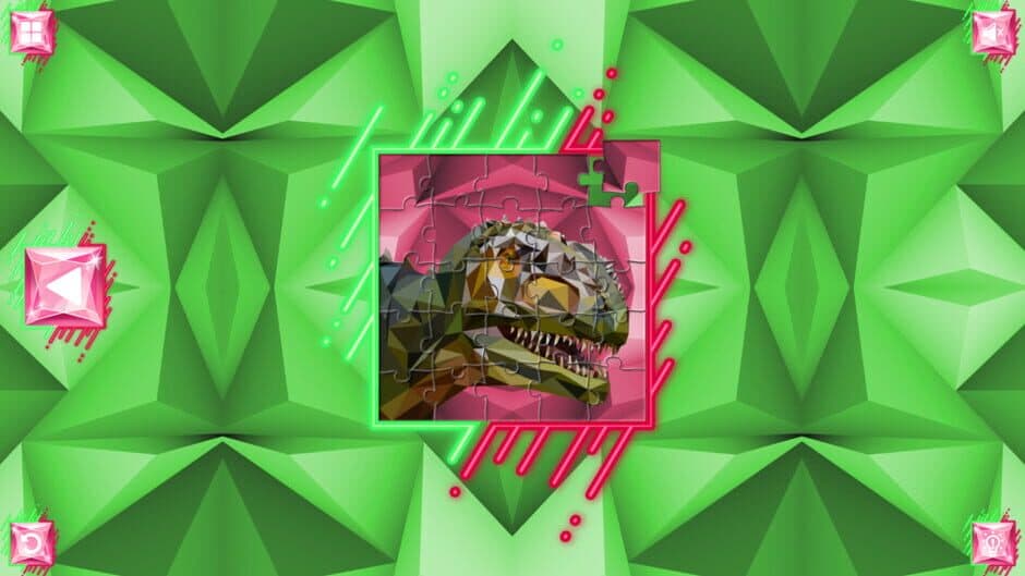 Скриншот 4 из Poly Jigsaw: Dinosaurs