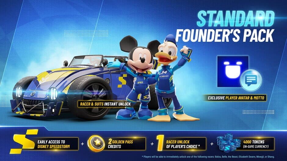 Скриншот 1 из Disney Speedstorm: Standard Founder's Pack