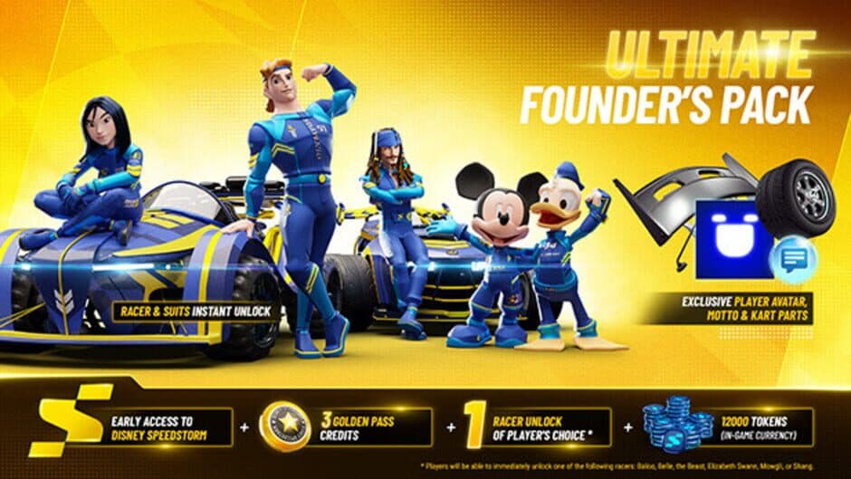 Скриншот 1 из Disney Speedstorm: Ultimate Founder's Pack