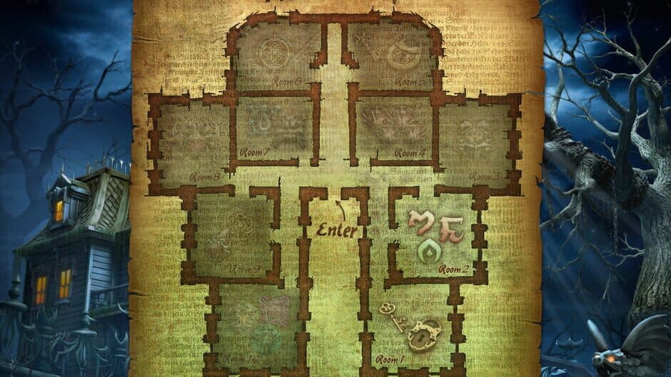 Скриншот 3 из Cursed House Match 3 Puzzle