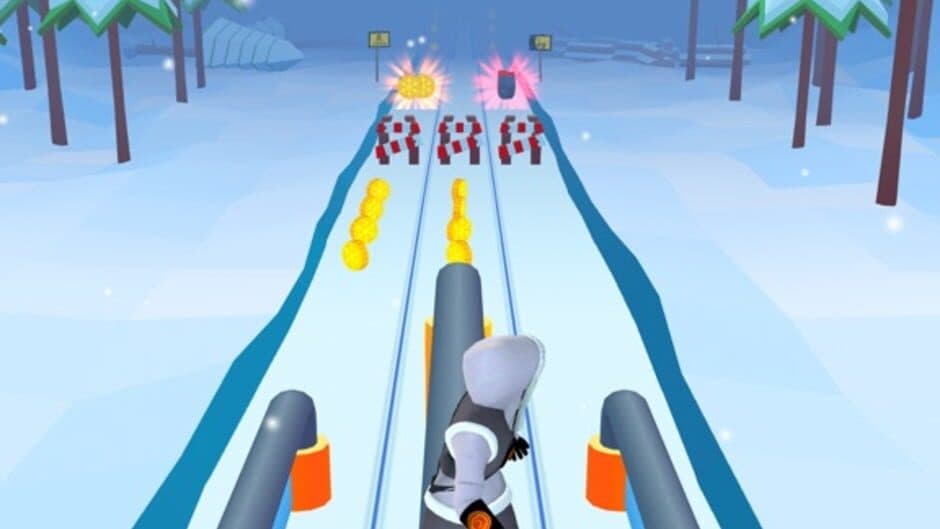 Скриншот 1 из SnowRacer: Ramps