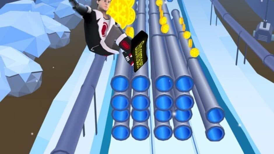 Скриншот 6 из SnowRacer: Ramps