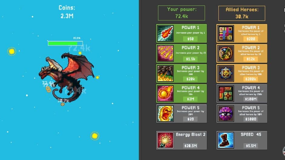 Скриншот 2 из Idle Dragon Clicker