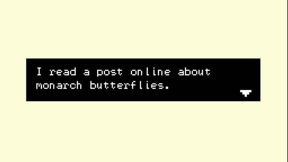Скриншот 1 из I Read a Post Online about Monarch Butterflies