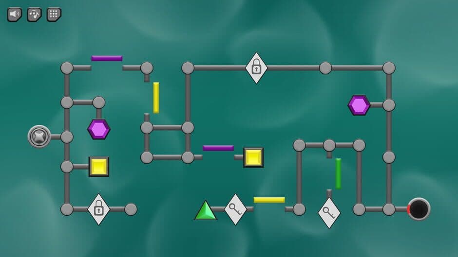 Скриншот 3 из Two Portals: A Gemstone Puzzle Game