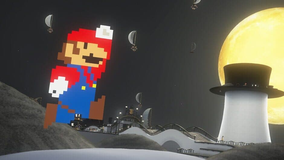 Скриншот 1 из Super Mario Odyssey: 2D Mario in 3D!