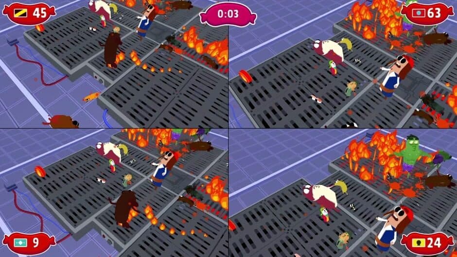 Скриншот 4 из Sausage Wars: Burning Death