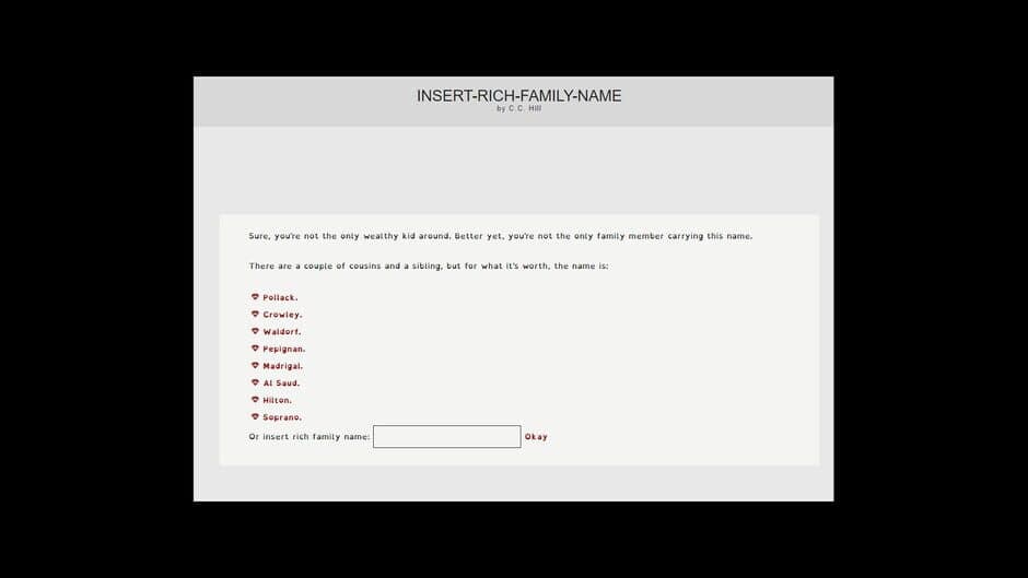 Скриншот 6 из Insert Rich Family Name