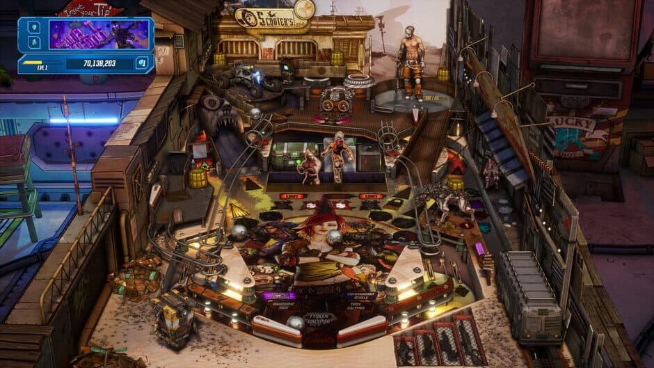 Скриншот 1 из Pinball FX: Borderlands - Vault Hunter Pinball