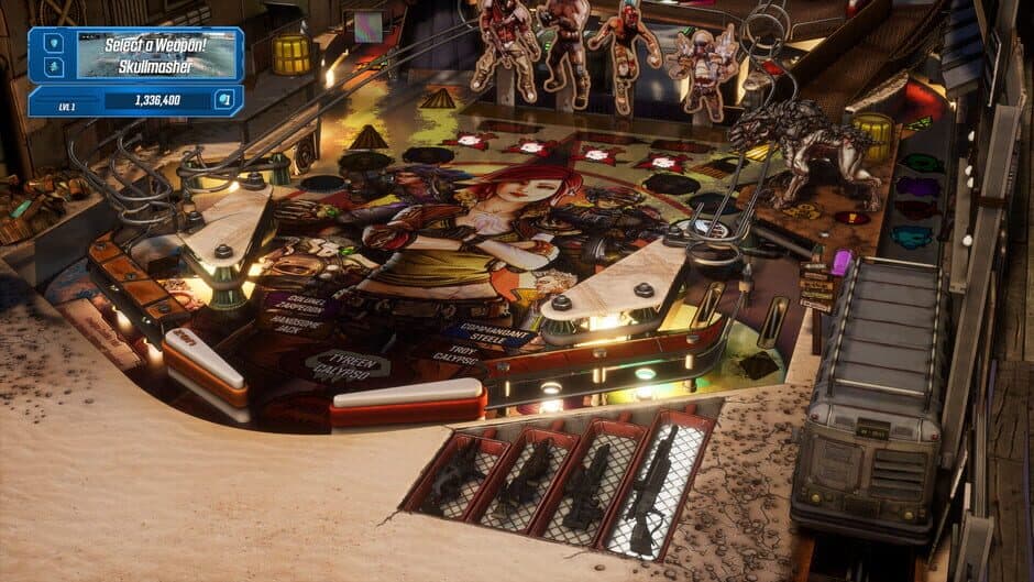 Скриншот 2 из Pinball FX: Borderlands - Vault Hunter Pinball