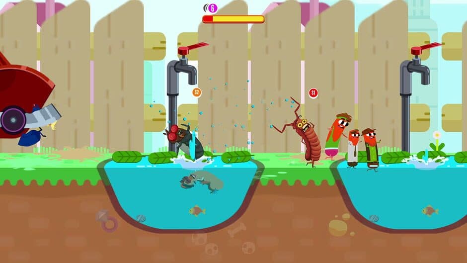Скриншот 1 из Run Sausage Run: Coins, Bugs and Chicken