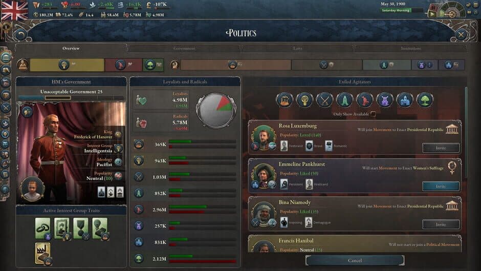 Скриншот 3 из Victoria 3: Voice of the People