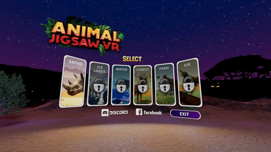 Скриншот 1 из Animal Jigsaw VR