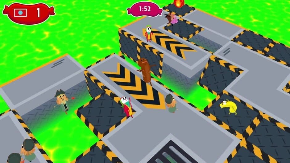 Скриншот 4 из Sausage Wars: Trapdoor Hell