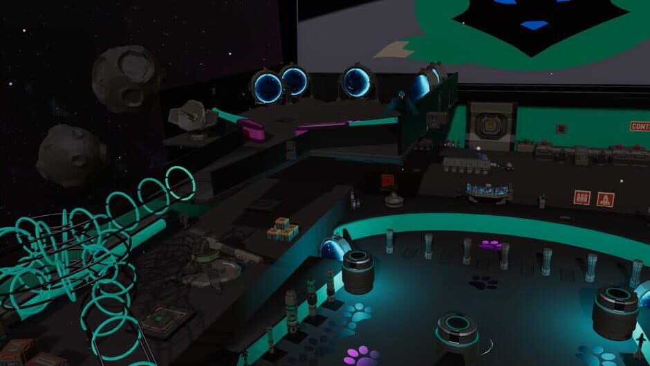 Скриншот 2 из Roxy Raccoon's Pinball Panic: Space Spectacular
