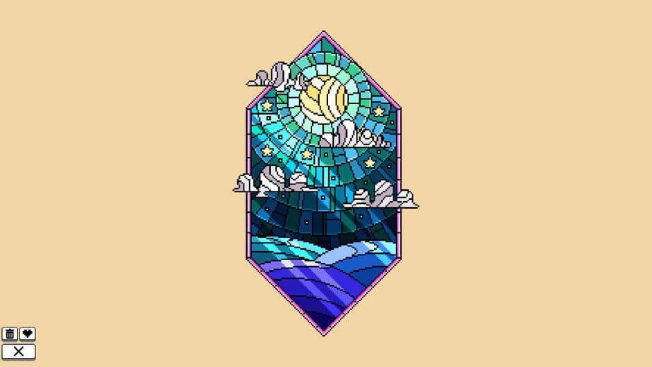 Скриншот 1 из Coloring Pixels: Stained Glass Pack