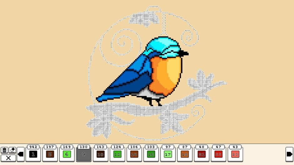 Скриншот 4 из Coloring Pixels: Stained Glass Pack