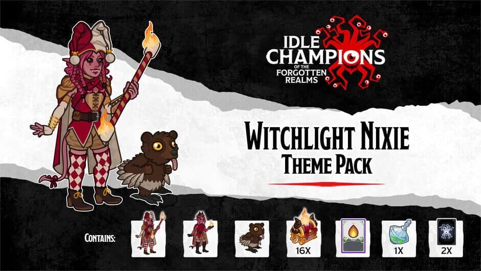 Скриншот 1 из Idle Champions: Witchlight Nixie Theme Pack