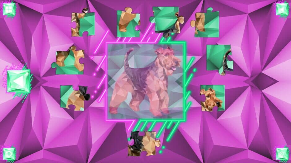 Скриншот 4 из Poly Jigsaw: Dogs