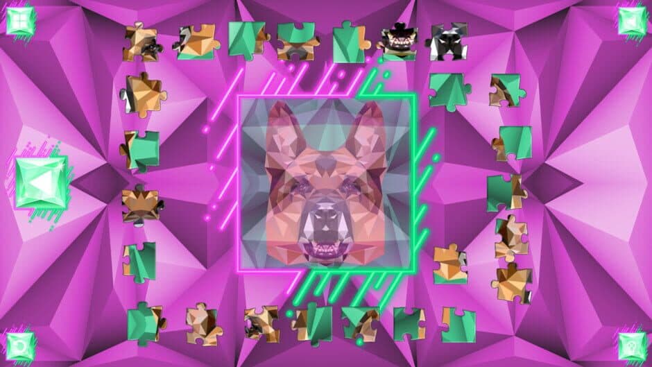 Скриншот 1 из Poly Jigsaw: Dogs