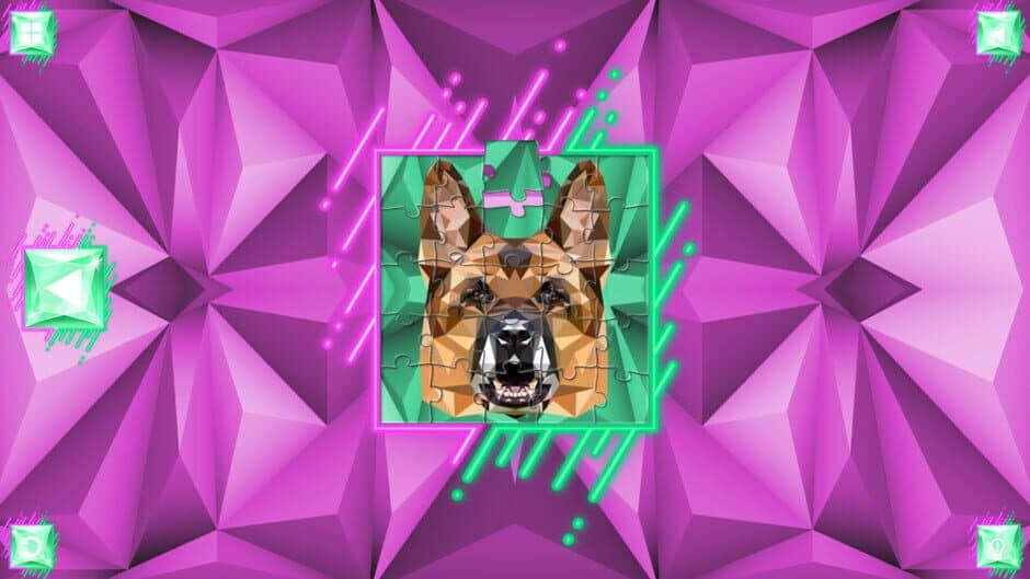 Скриншот 2 из Poly Jigsaw: Dogs