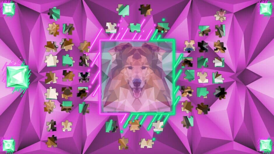 Скриншот 3 из Poly Jigsaw: Dogs