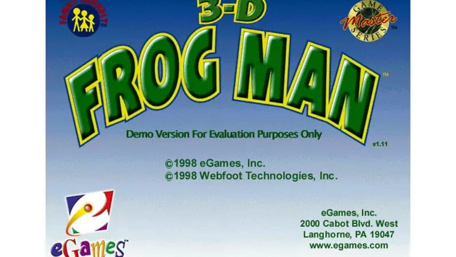 Скриншот 1 из 3-D Frog Man