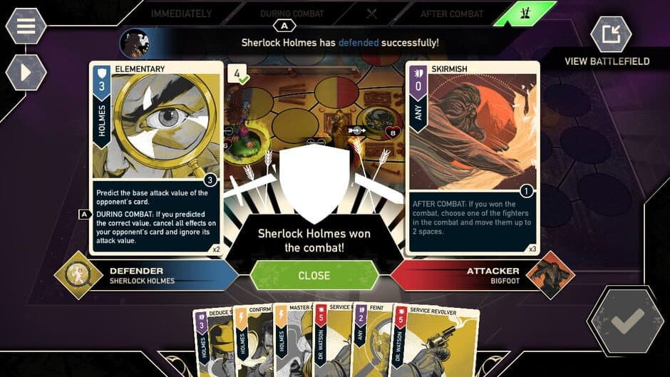 Скриншот 4 из Unmatched: Digital Edition - Sherlock Holmes