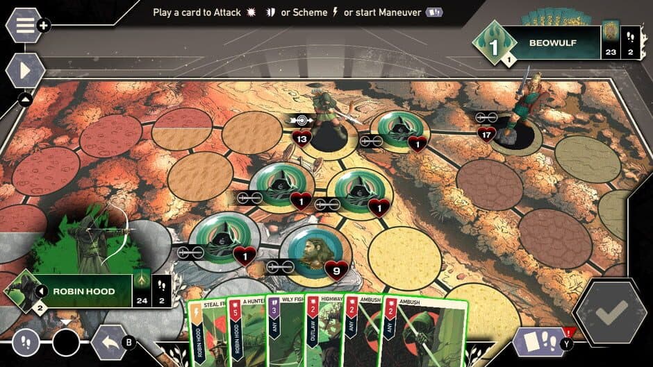Скриншот 1 из Unmatched: Digital Edition - Robin Hood