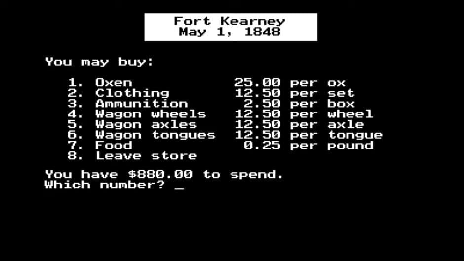 Скриншот 1 из The Oregon Trail: Classic Edition