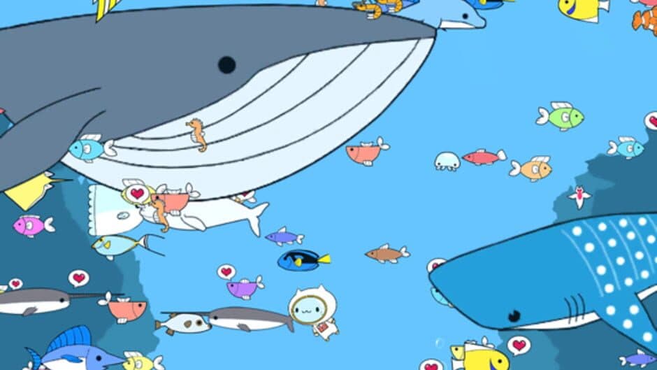 Скриншот 1 из Aqua Cat: Clean it All!
