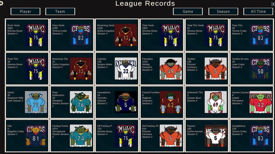 Скриншот 8 из FFFL: Brutalball Manager