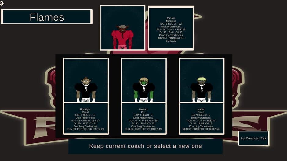 Скриншот 2 из FFFL: Brutalball Manager