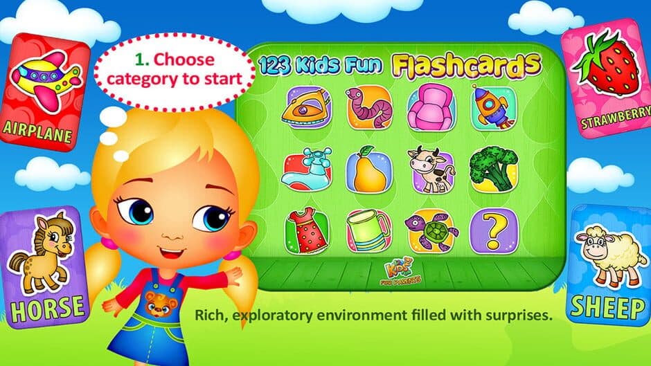 Скриншот 1 из 123 Kids Fun Flashcards