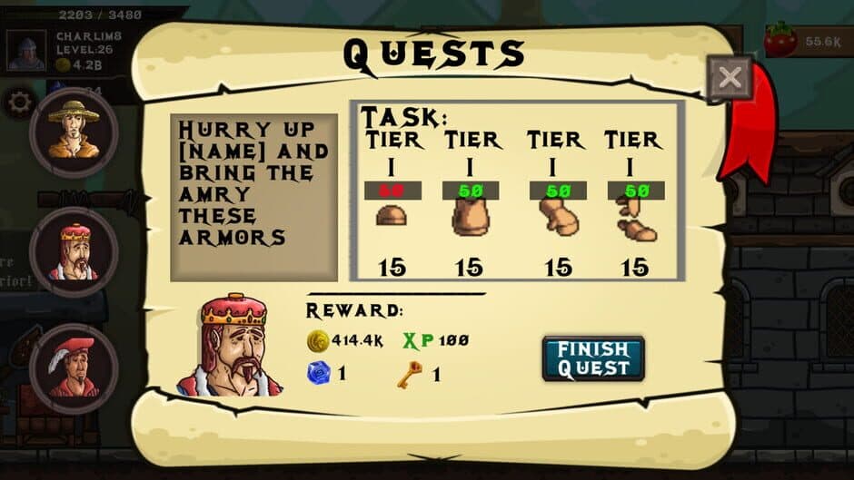 Скриншот 6 из Medieval Idle: Quest