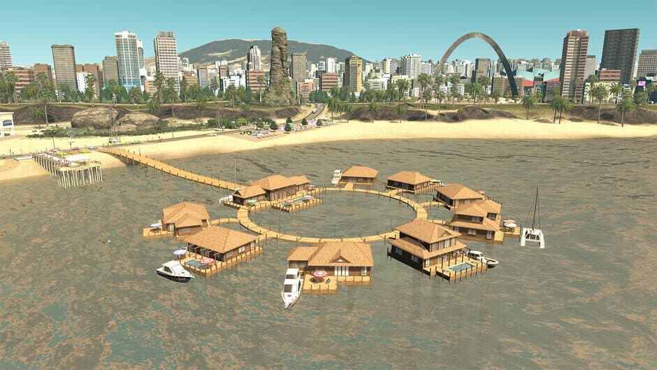 Скриншот 3 из Cities: Skylines - Hotels & Retreats