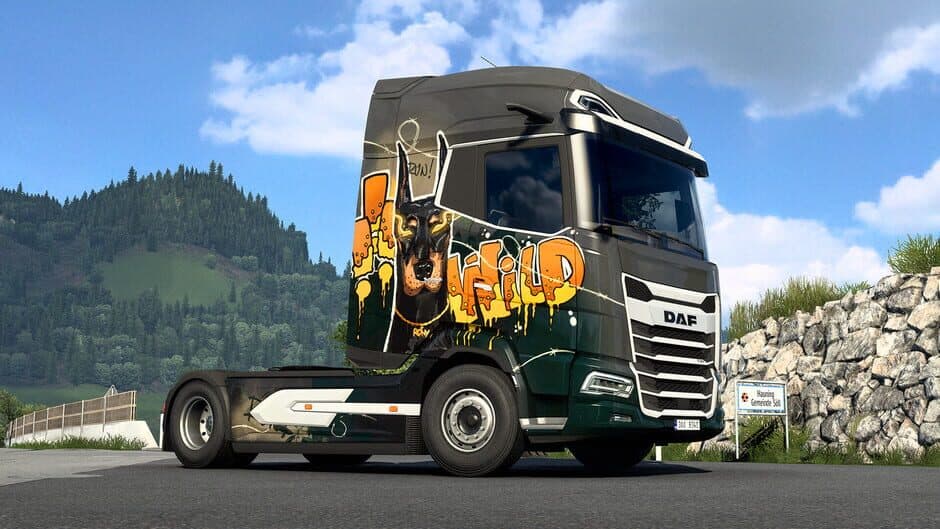 Скриншот 1 из Euro Truck Simulator 2: Street Art Paint Jobs Pack
