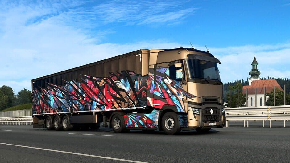 Скриншот 2 из Euro Truck Simulator 2: Street Art Paint Jobs Pack