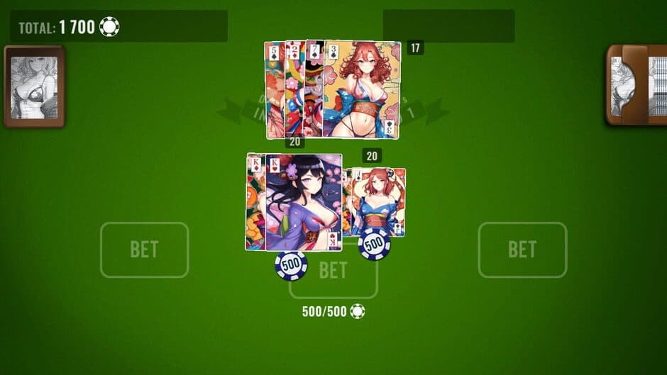 Скриншот 6 из BlackJack Waifu Tour