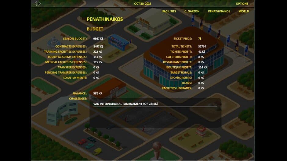 Скриншот 1 из World Basketball Tycoon
