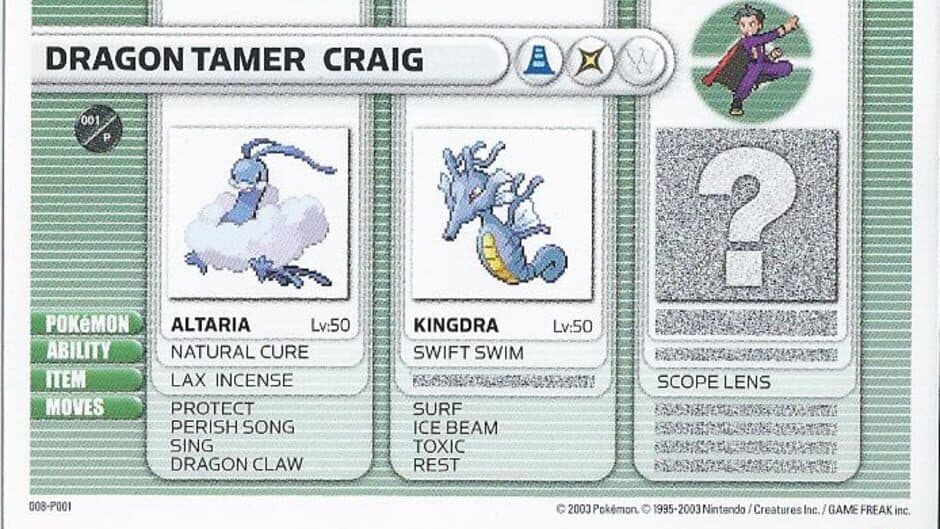 Скриншот 1 из Pokémon Battle e Card: Freezing Ray