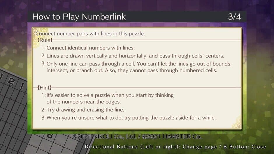 Скриншот 1 из Puzzle by Nikoli W Numberlink
