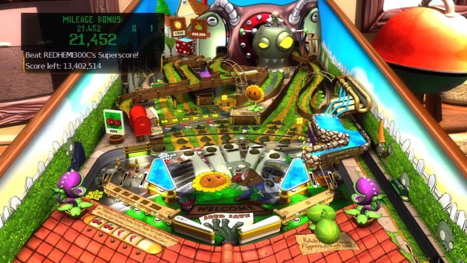 Скриншот 1 из Pinball FX2: Plants vs. Zombies