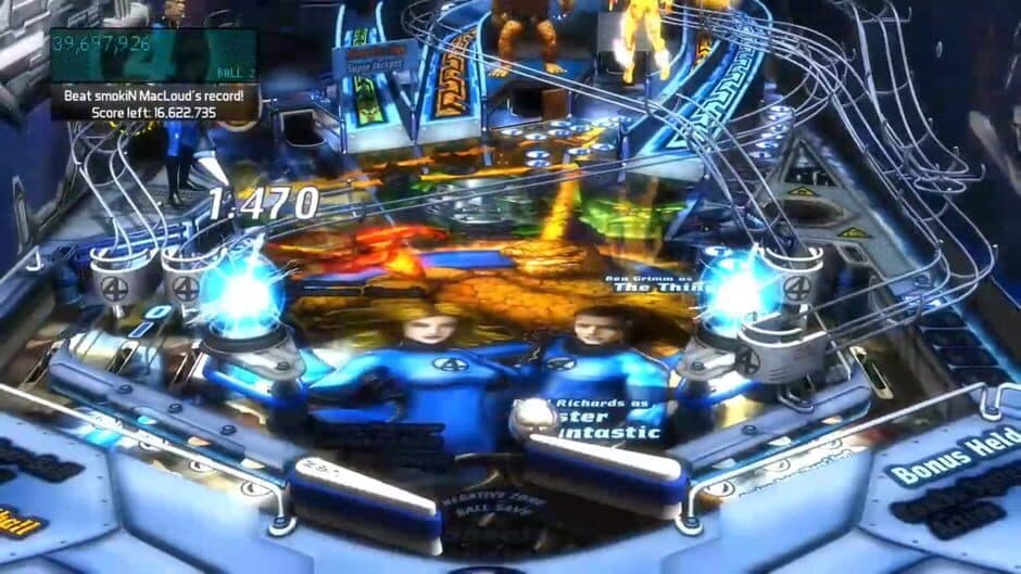 Скриншот 1 из Pinball FX2: Fantastic Four Table